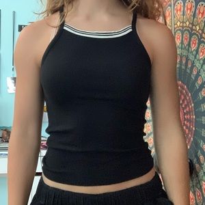Black tank top